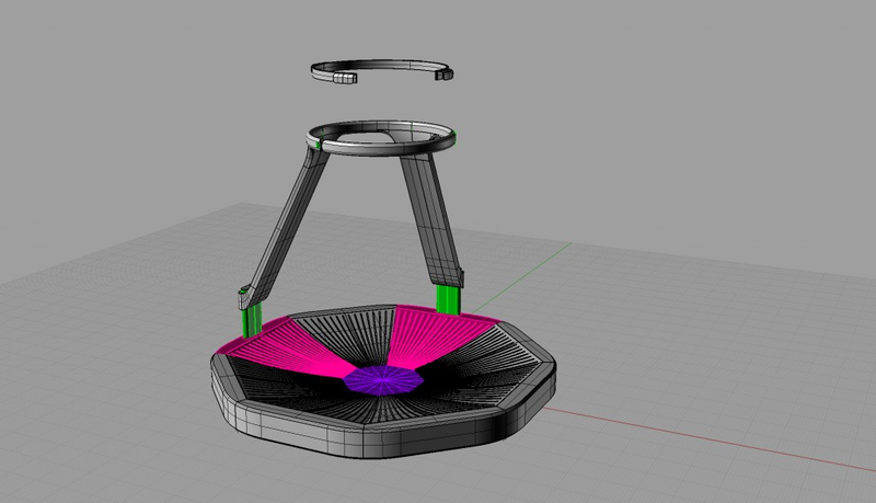 Illustration for article titled Watch a gamer combine a VR headset with an omnidirectional treadmill